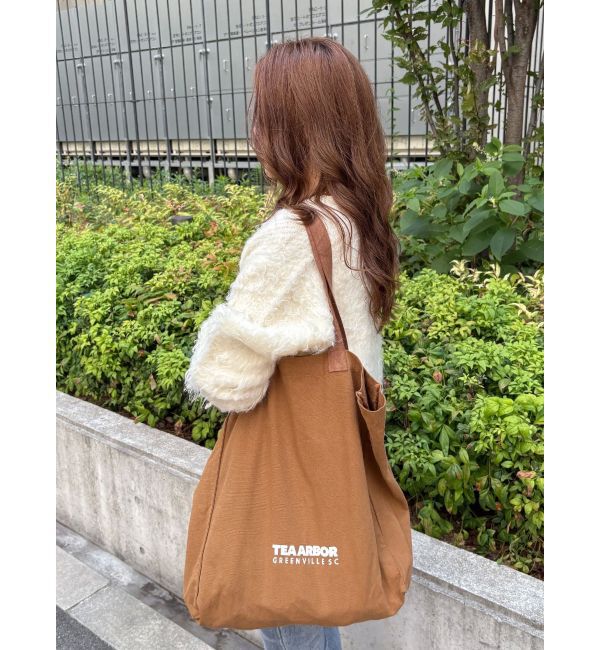 Ungrid「【WEB限定】ロゴトートバッグ」|トートバッグ|ブラウン