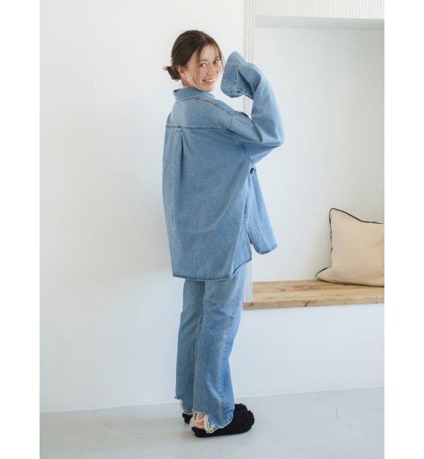 Ungrid「ヴィンテージルーズストレートデニム」|デニム|