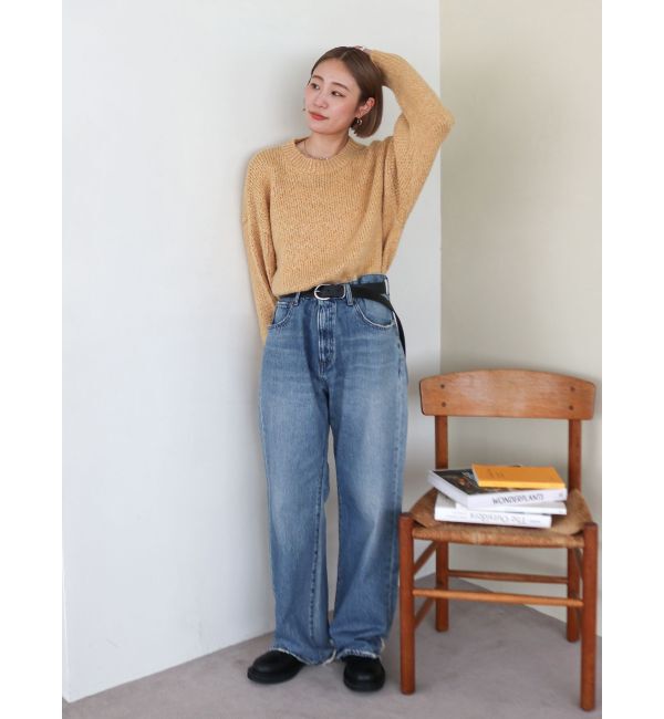 Ungrid「ヴィンテージルーズストレートデニム」|デニム|