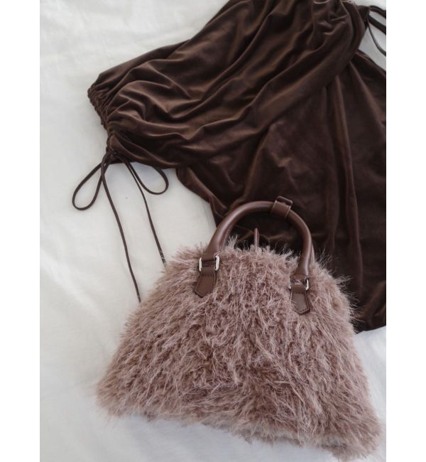 LAGUNAMOON「ライトベロアオフショルトップス」|Tシャツ・カットソー|