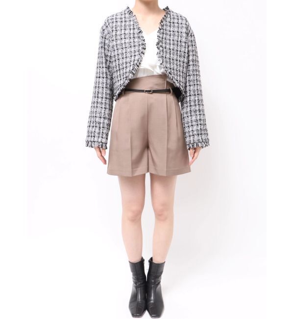 LAGUNAMOON「テープヤーンツイードジャケット」|その他|