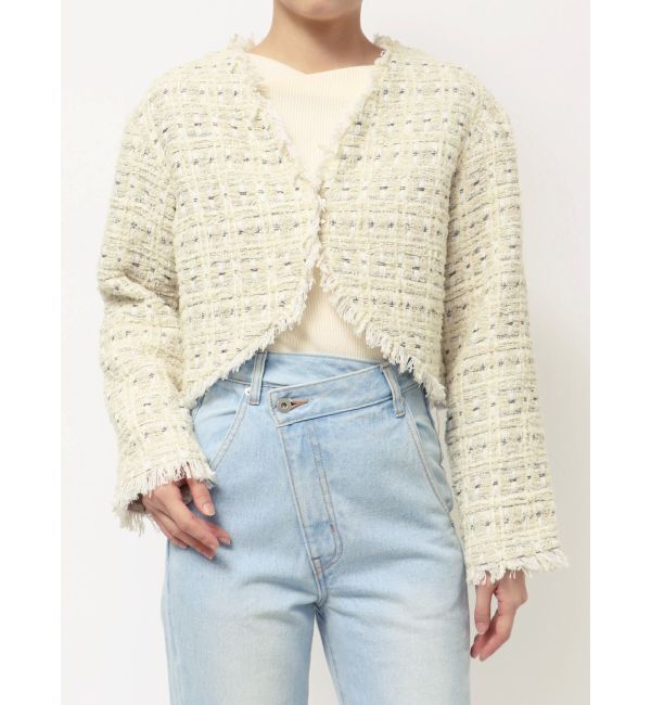 LAGUNAMOON「テープヤーンツイードジャケット」|その他|