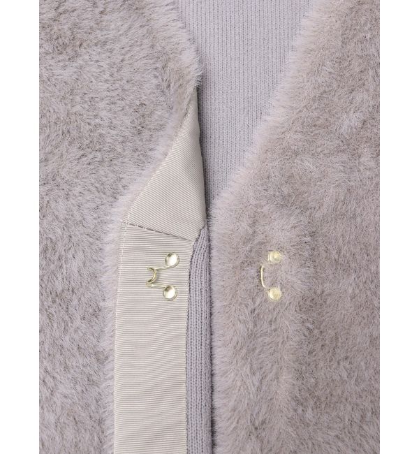 LAGUNAMOON「ミニシャギーニットベスト」|ベスト・ジレ|