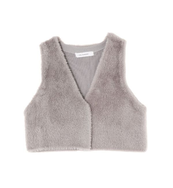 LAGUNAMOON「ミニシャギーニットベスト」|ベスト・ジレ|