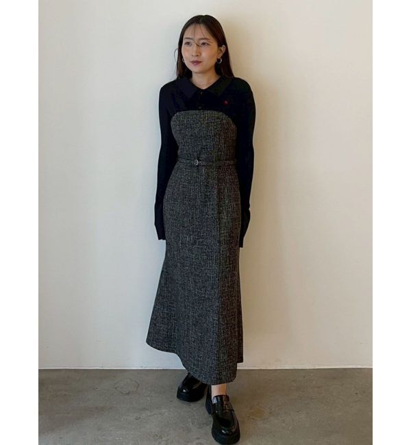 POLO BCSコラボ】カラーネックニットドッキングワンピース（LAGUNAMOON