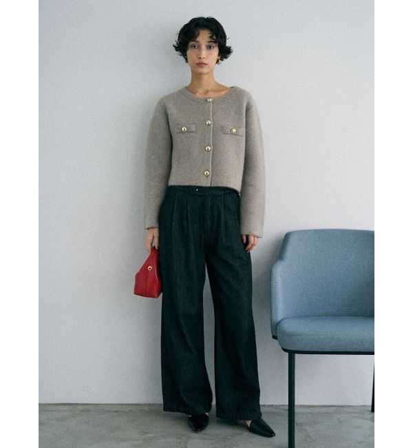 LAGUNAMOON「CHNラクーンニットジャケット」|カーディガン|