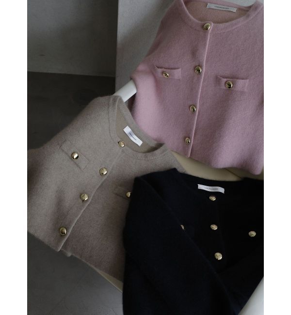 LAGUNAMOON「CHNラクーンニットジャケット」|カーディガン|