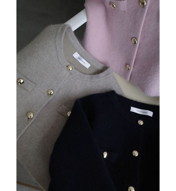 LAGUNAMOON「CHNラクーンニットジャケット」|カーディガン|