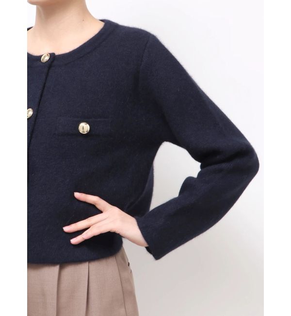 LAGUNAMOON「CHNラクーンニットジャケット」|カーディガン|