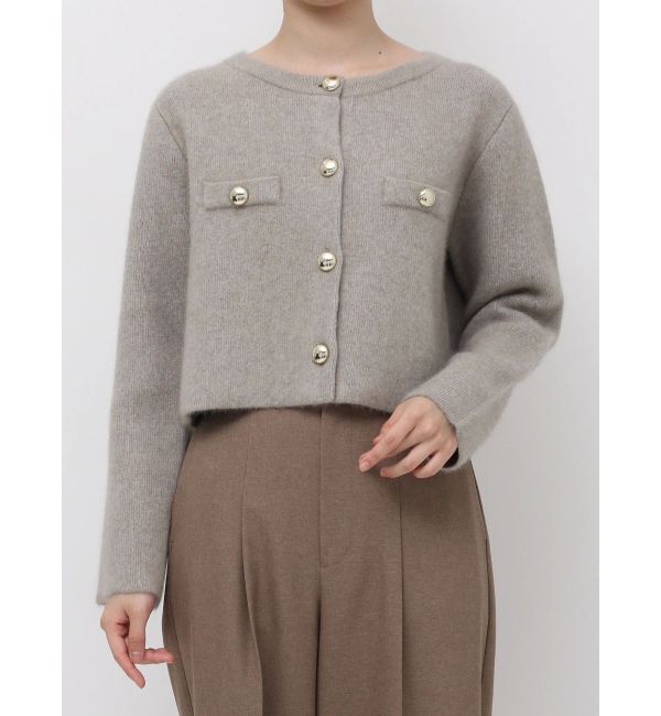 LAGUNAMOON「CHNラクーンニットジャケット」|カーディガン|