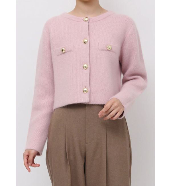 LAGUNAMOON「CHNラクーンニットジャケット」|カーディガン|