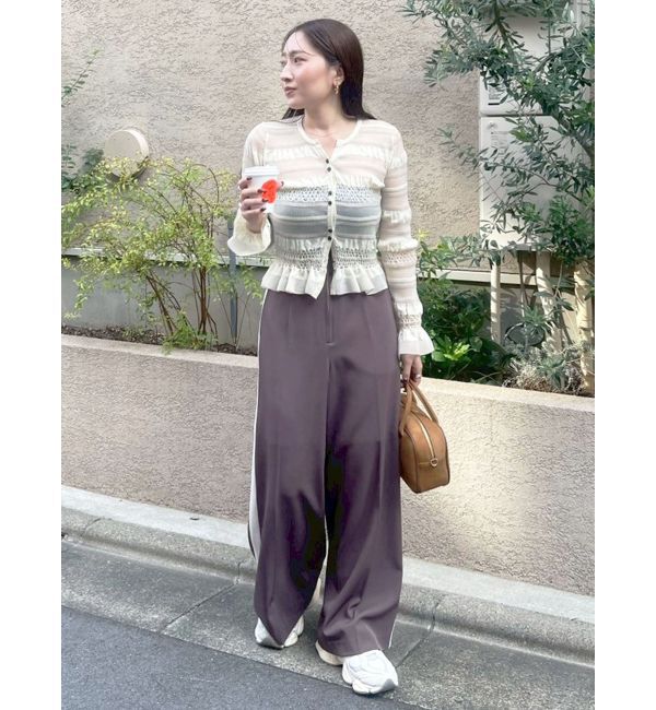 LAGUNAMOON「フロントジップラインパンツ」|その他|