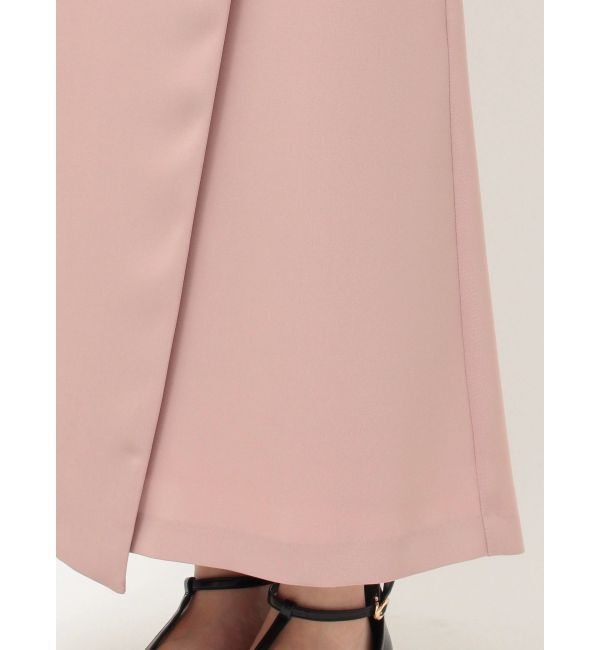 LAGUNAMOON「サテンラップデザインサテンナロースカート」|スカート|