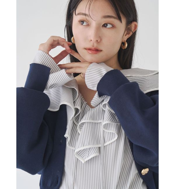 LAGUNAMOON「フォルムニットカーディガン」|カーディガン|