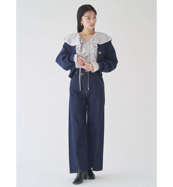 LAGUNAMOON「フォルムニットカーディガン」|カーディガン|