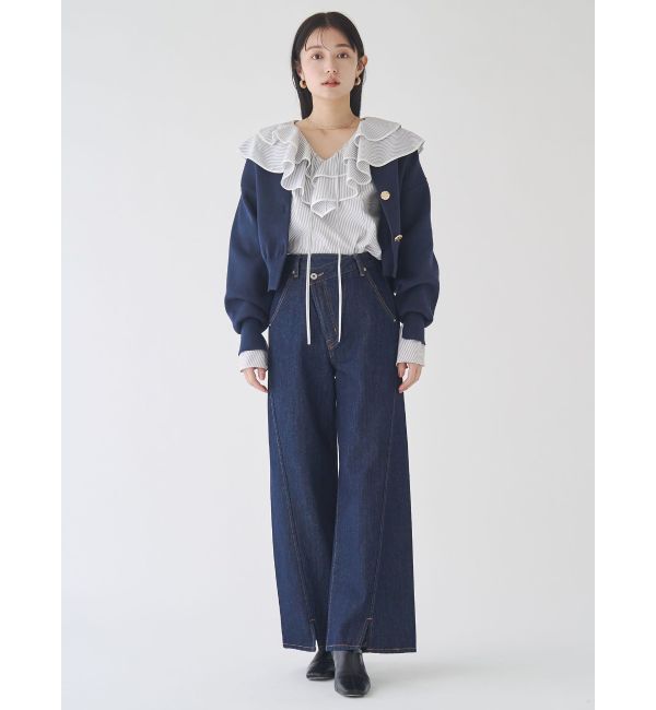 LAGUNAMOON「フォルムニットカーディガン」|カーディガン|