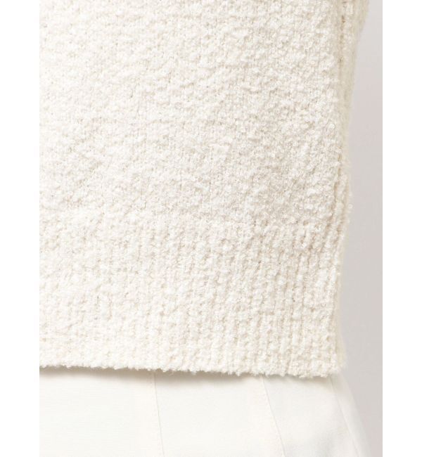 LAGUNAMOON「【POLO BCSコラボ】ブークレヤーンハーフスリーブコンパクトニットカーディガン」|ニット・セーター|