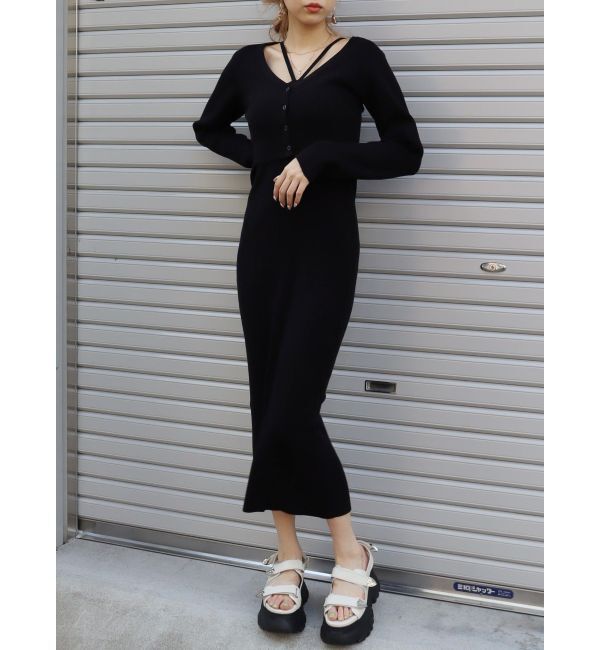 EVRIS「アンサンブルロングニットワンピース」|ワンピース|