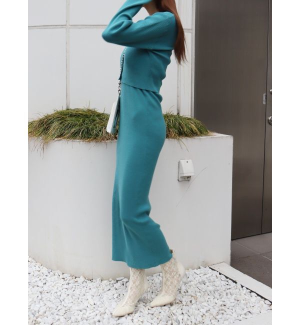 EVRIS「アンサンブルロングニットワンピース」|ワンピース|