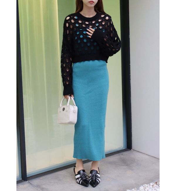 EVRIS「アンサンブルロングニットワンピース」|ワンピース|