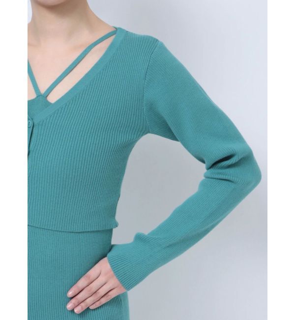 EVRIS「アンサンブルロングニットワンピース」|ワンピース|