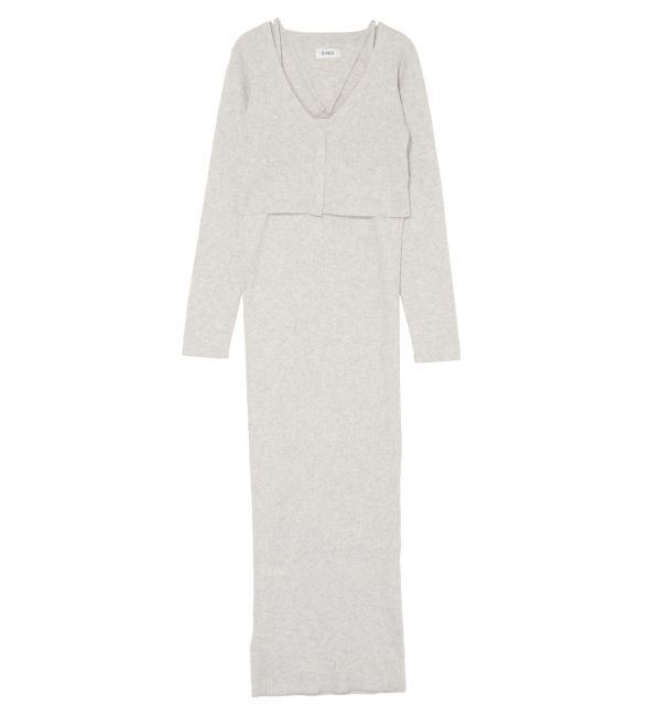 EVRIS「アンサンブルロングニットワンピース」|ワンピース|