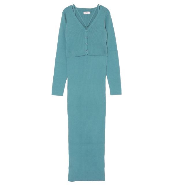 EVRIS「アンサンブルロングニットワンピース」|ワンピース|