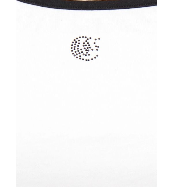 EVRIS「ラインストーンリンガーショートTシャツ」|Tシャツ・カットソー|