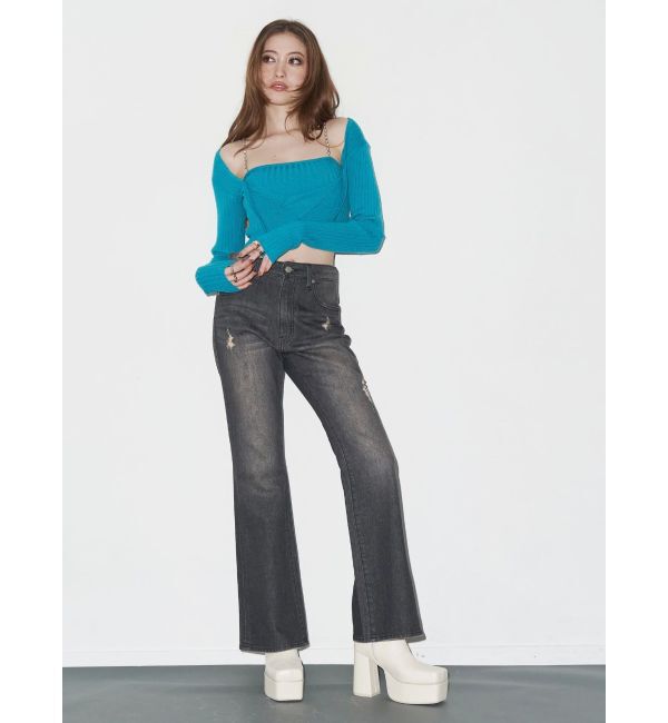 EVRIS「アンサンブルチェーンニットトップス」|ニット・セーター|