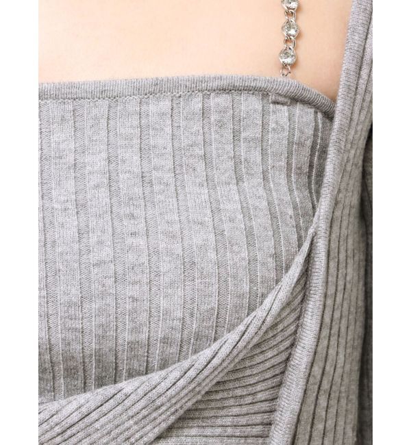 EVRIS「アンサンブルチェーンニットトップス」|ニット・セーター|