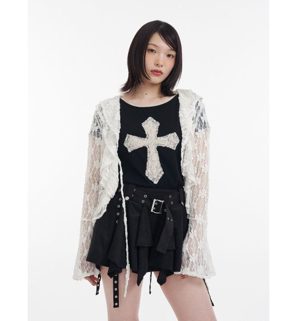 jouetie「アシメヘムベルテッドミニスカート」|スカート|