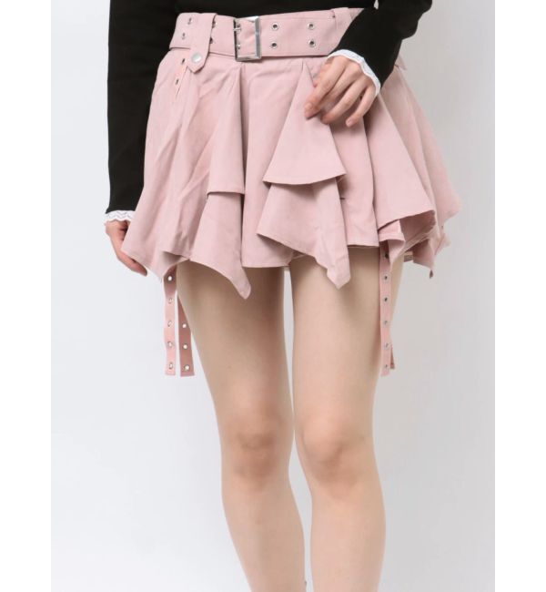 jouetie「アシメヘムベルテッドミニスカート」|スカート|