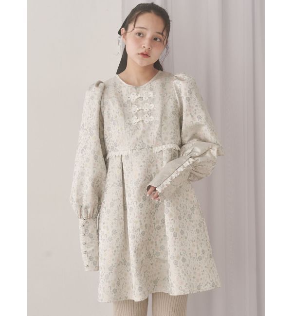 merry jenny「pastelジャガードミニワンピース」|ワンピース|