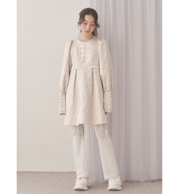 merry jenny「pastelジャガードミニワンピース」|ワンピース|