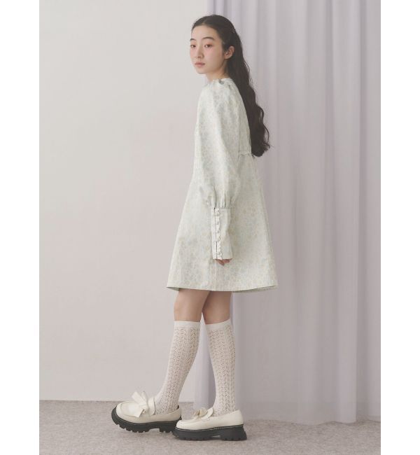 merry jenny「pastelジャガードミニワンピース」|ワンピース|