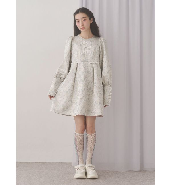 merry jenny「pastelジャガードミニワンピース」|ワンピース|