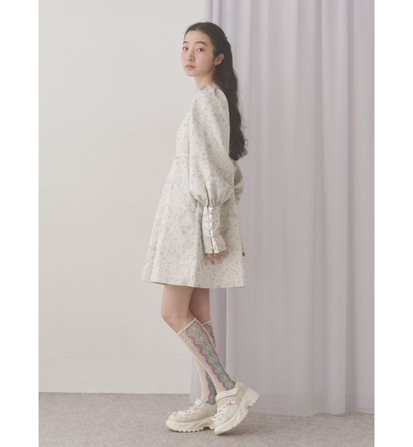 merry jenny「pastelジャガードミニワンピース」|ワンピース|