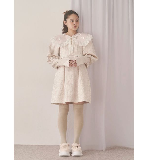 merry jenny「pastelジャガードミニワンピース」|ワンピース|