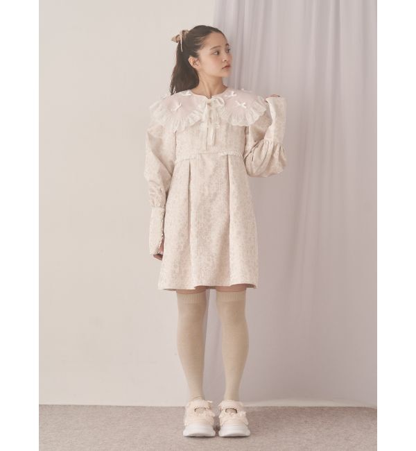 merry jenny「pastelジャガードミニワンピース」|ワンピース|
