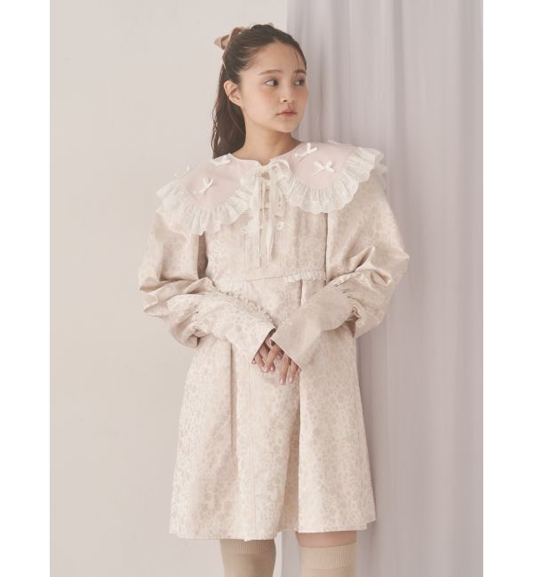 merry jenny「pastelジャガードミニワンピース」|ワンピース|