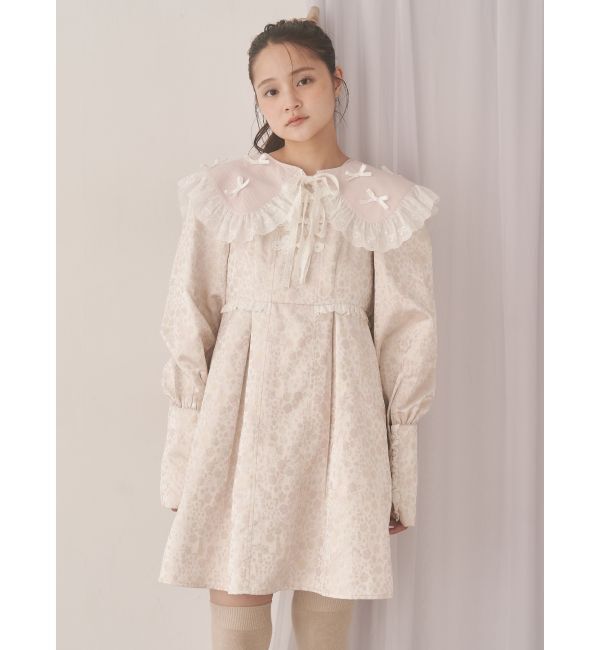 merry jenny「pastelジャガードミニワンピース」|ワンピース|