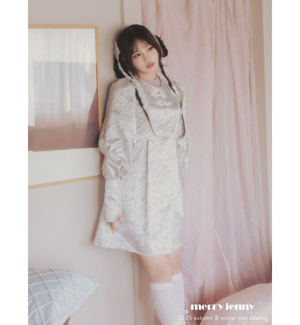 merry jenny「pastelジャガードミニワンピース」|ワンピース|
