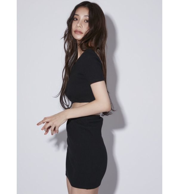 GYDA「SIDE OPENテレコミニワンピース」|ワンピース|