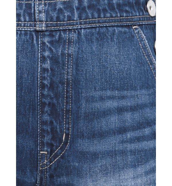 GYDA「ダメージLOOSE デニムサロペット」|オールインワン|