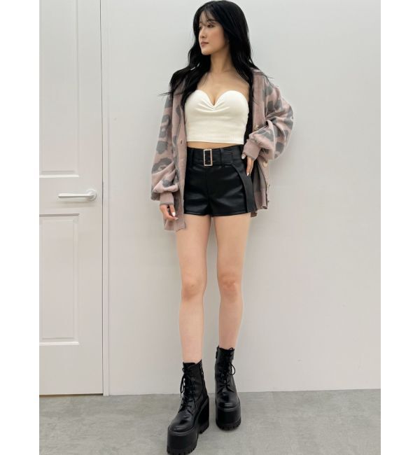 GYDA「Gレオパードハイゲージニットカーディガン」|カーディガン|