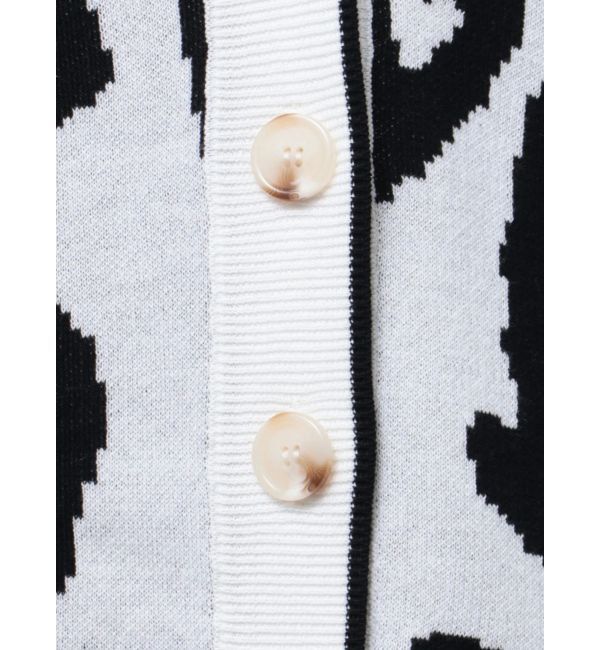 GYDA「Gレオパードハイゲージニットカーディガン」|カーディガン|