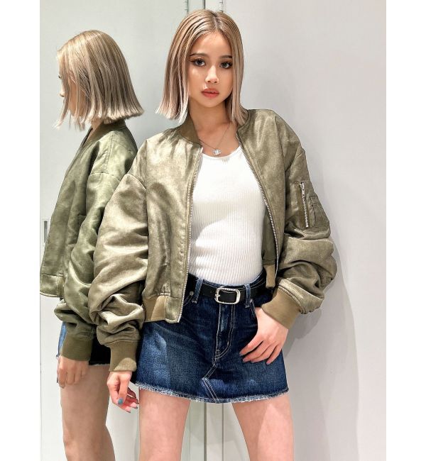 GYDA「PROCESSINGプリントMA1」|ブルゾン・スタジャン|