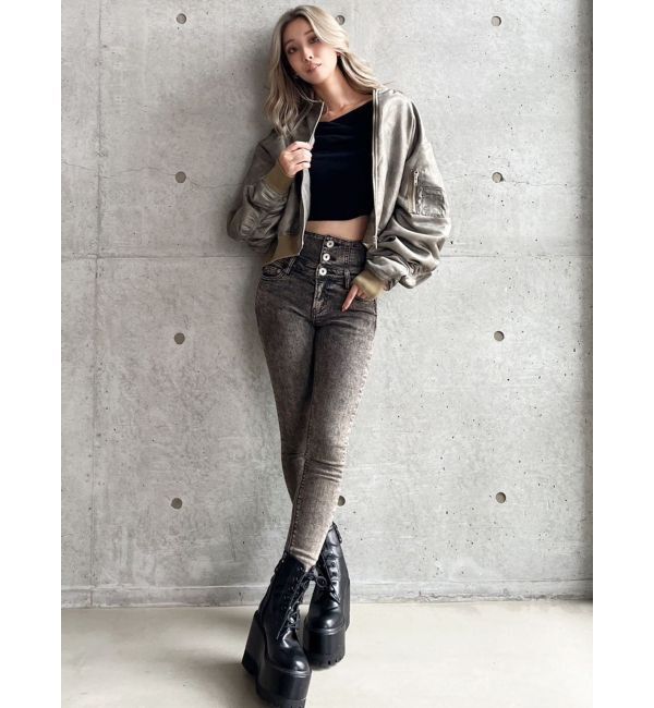 GYDA「PROCESSINGプリントMA1」|ブルゾン・スタジャン|