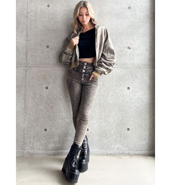 GYDA「PROCESSINGプリントMA1」|ブルゾン・スタジャン|