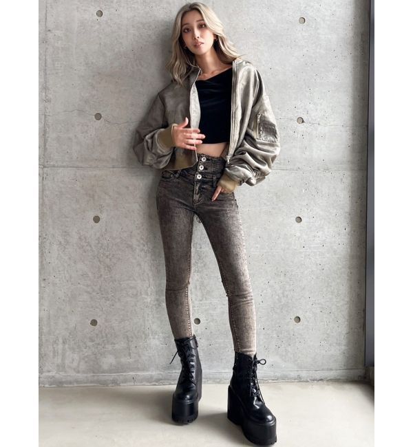 GYDA「PROCESSINGプリントMA1」|ブルゾン・スタジャン|